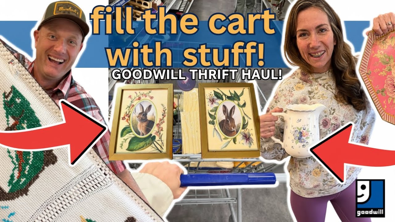 Goodwill Thrift Haul - Fill the cart with Good Stuff! Thrift Flips for Reselling 