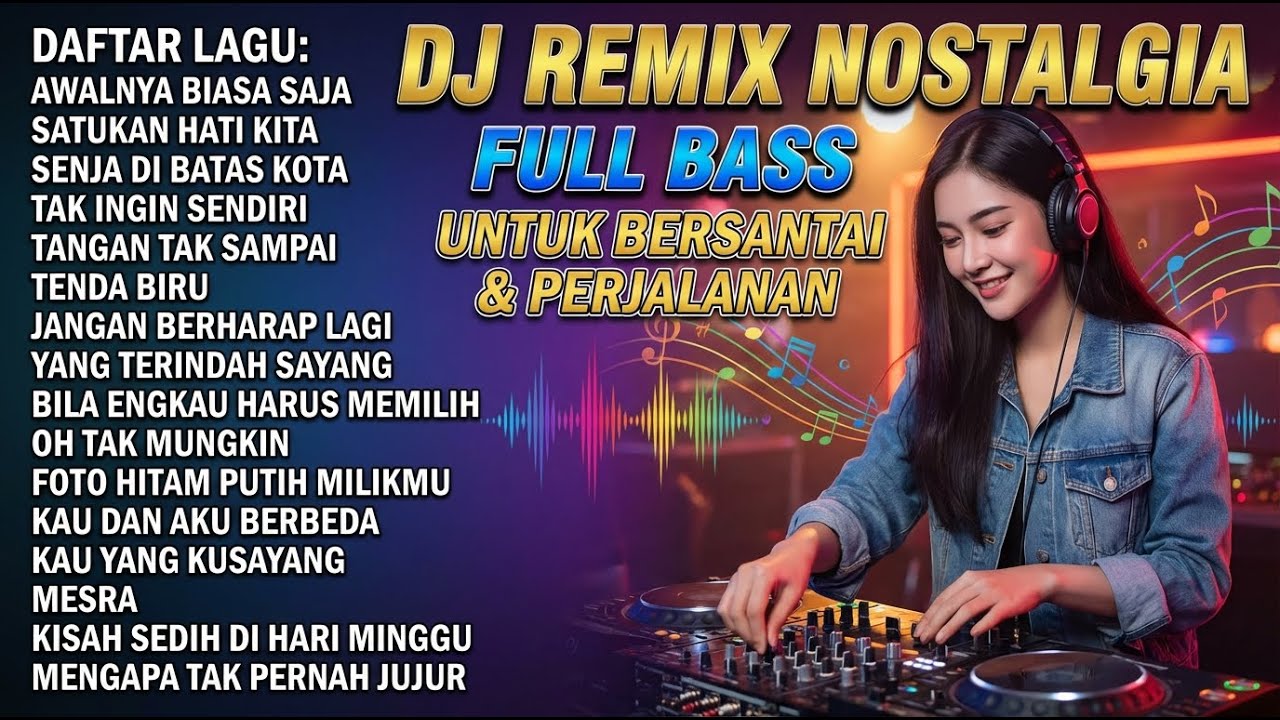 DJ NOSTALGIA COVER TOP HITS 🔥 REMIX LAGU LAWAS PALING POPULER DAN ENAK DIDENGAR