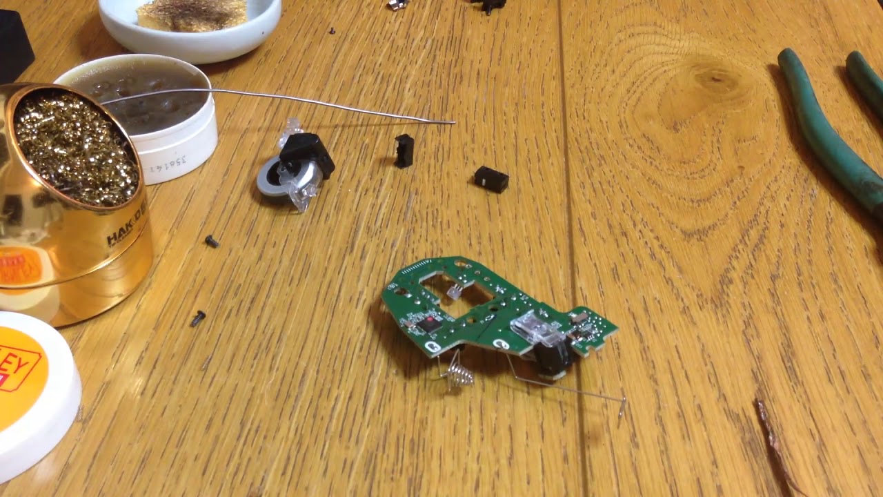 Logitech M720 Click Button Repair