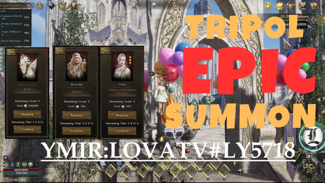 TRIPLE EPIC SUMMON!! | LEGEND OF YMIR