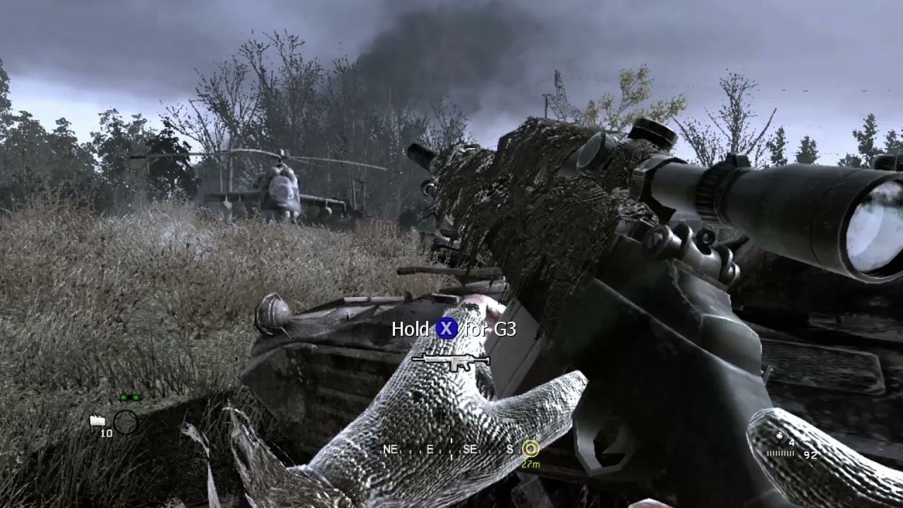 Call of Duty 4: Modern Warfare Pre-Alpha Build 328 All Ghillied Up