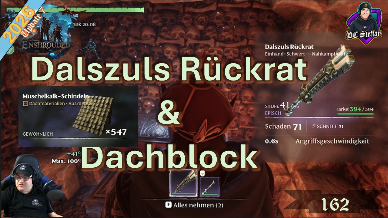 Enshrouded ✨ 162: Boss vorbei, doch kein Schluss – neue Katakomben, Dachblock und Drak'Dal-Beschluss