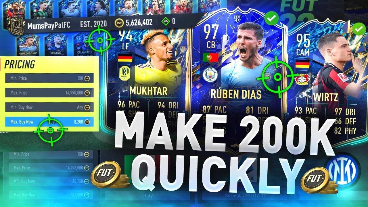 7 Sniping Filters I Regret Not Finding Sooner...😭 (FIFA 22 BEST WAY TO MAKE COINS)