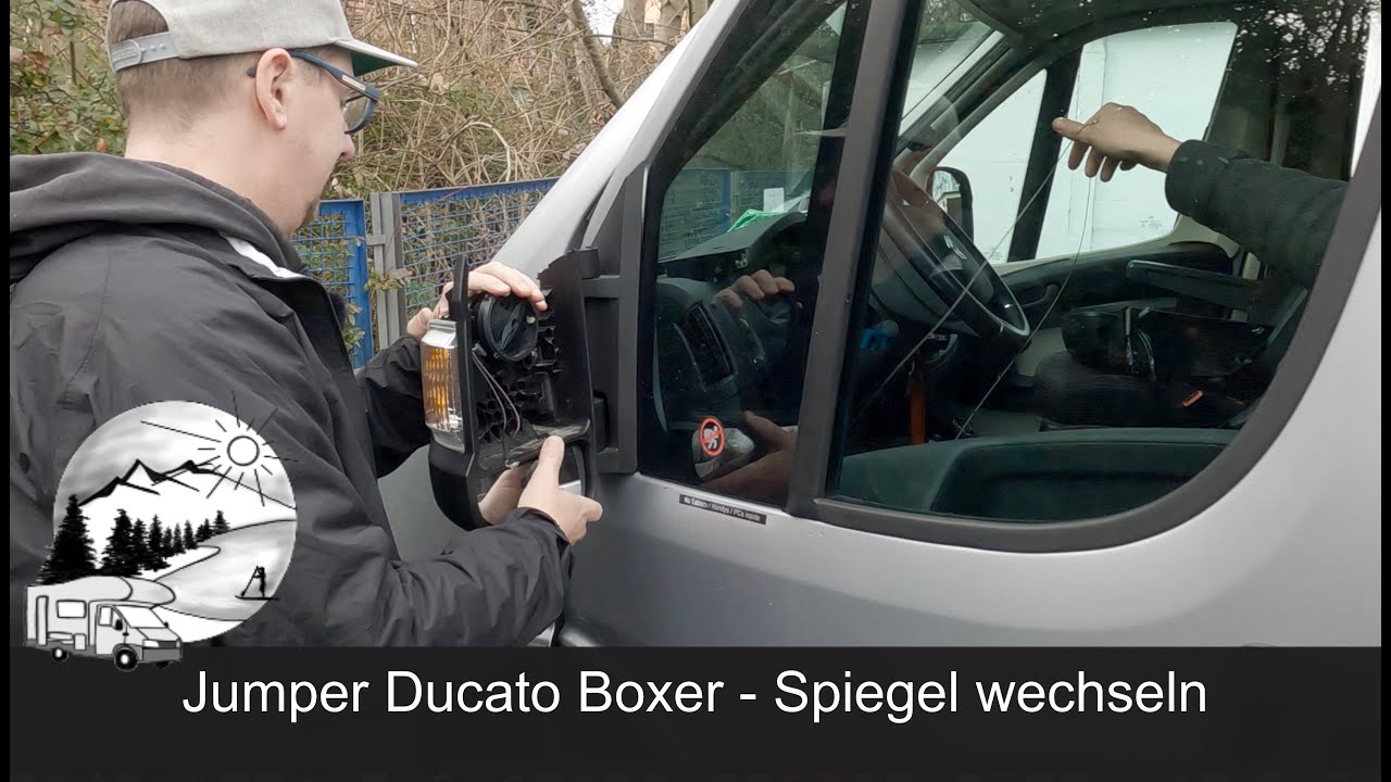 Kastenwagen Außenspiegel selber wechseln - Citroen Jumper Wohnmobil