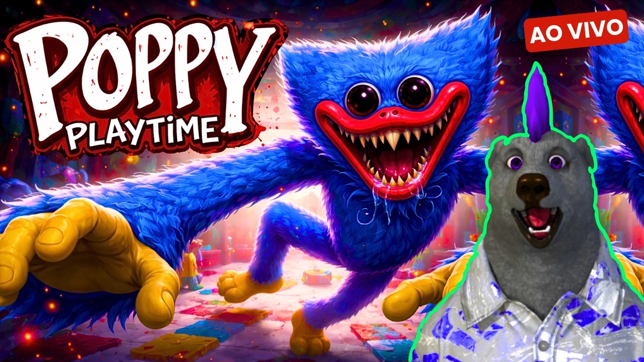 [AO VIVO🔴] POPPY PLAYTIME JOGANDO PELA PRIMEIRA VEZ !! #poppyplaytime #shorts #shortslive