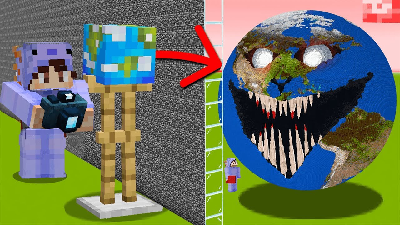 Neden Minecraft Yapı Kapışmasında KORKUNÇ KAMERA ile Trolledim?