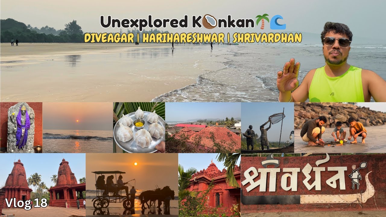 Best Konkan Trip Plan | Diveagar, Harihareshwar & Shrivardhan in 3 Days 🌴&rdquo;