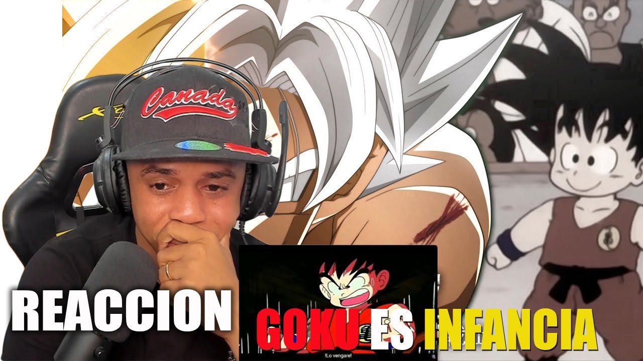 MI INFANCIA EN UN VIDEO Goku me enseño la mejor infancia de todas REACCION