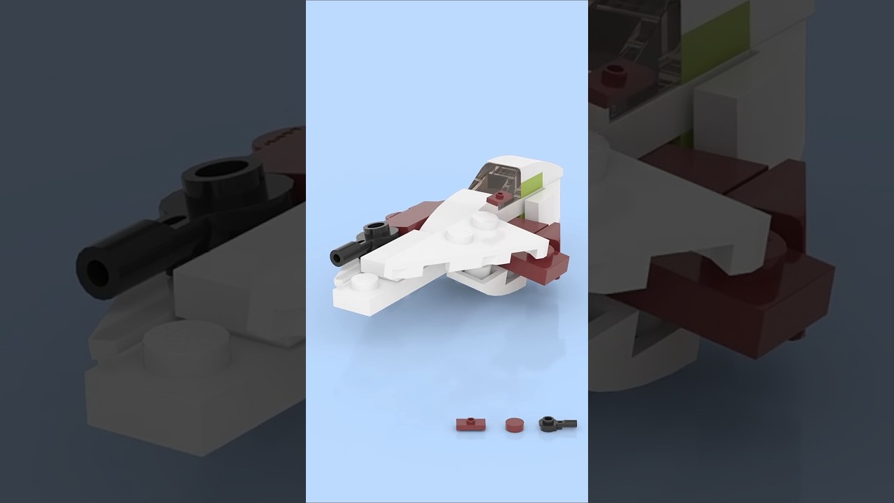 LEGO Microscale Delta-7 Jedi Starfighter 🚀✨ Tiny Build, Massive Star Wars Energy! 💥🌌 
