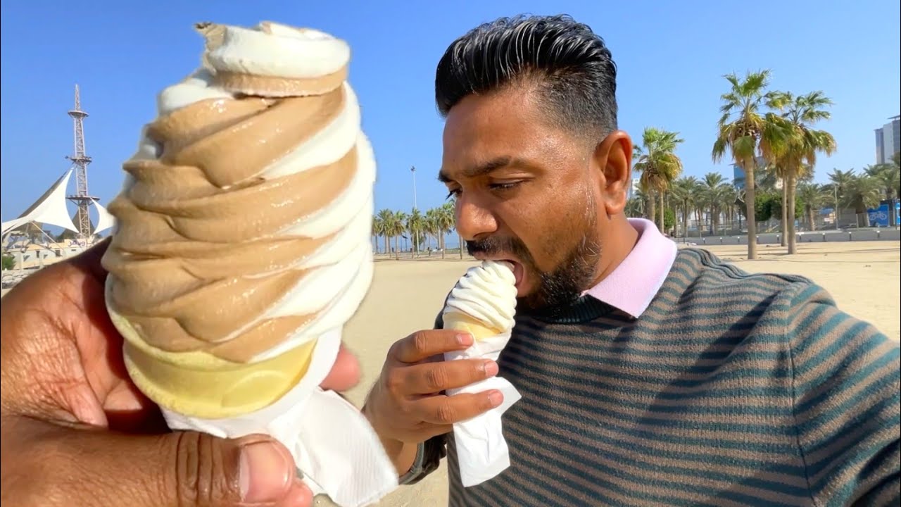 very clean Kuwait salmiya beach ⛱️ සිංහල vlog | vlog | vlogs - sinhala vlog