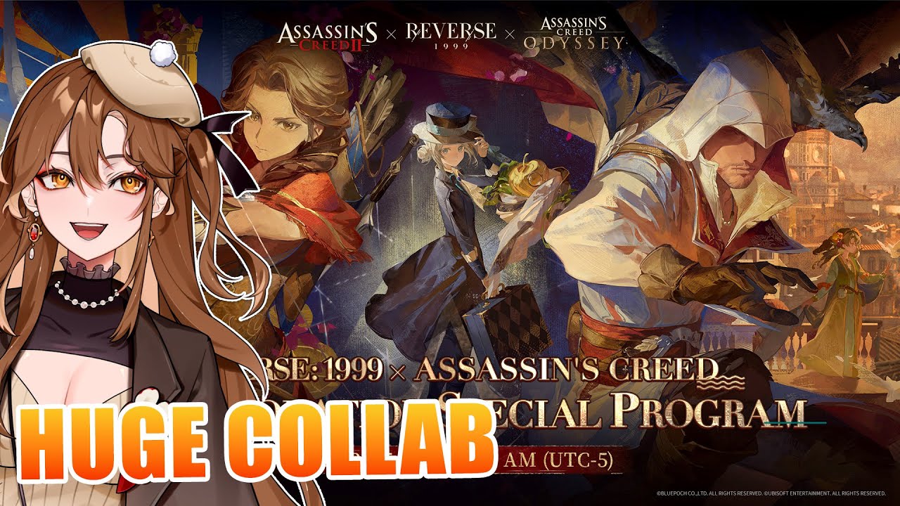 HUGE COLLAB!! Reverse: 1999 x Assassin's Creed Collaboration WATCH PARTY!!