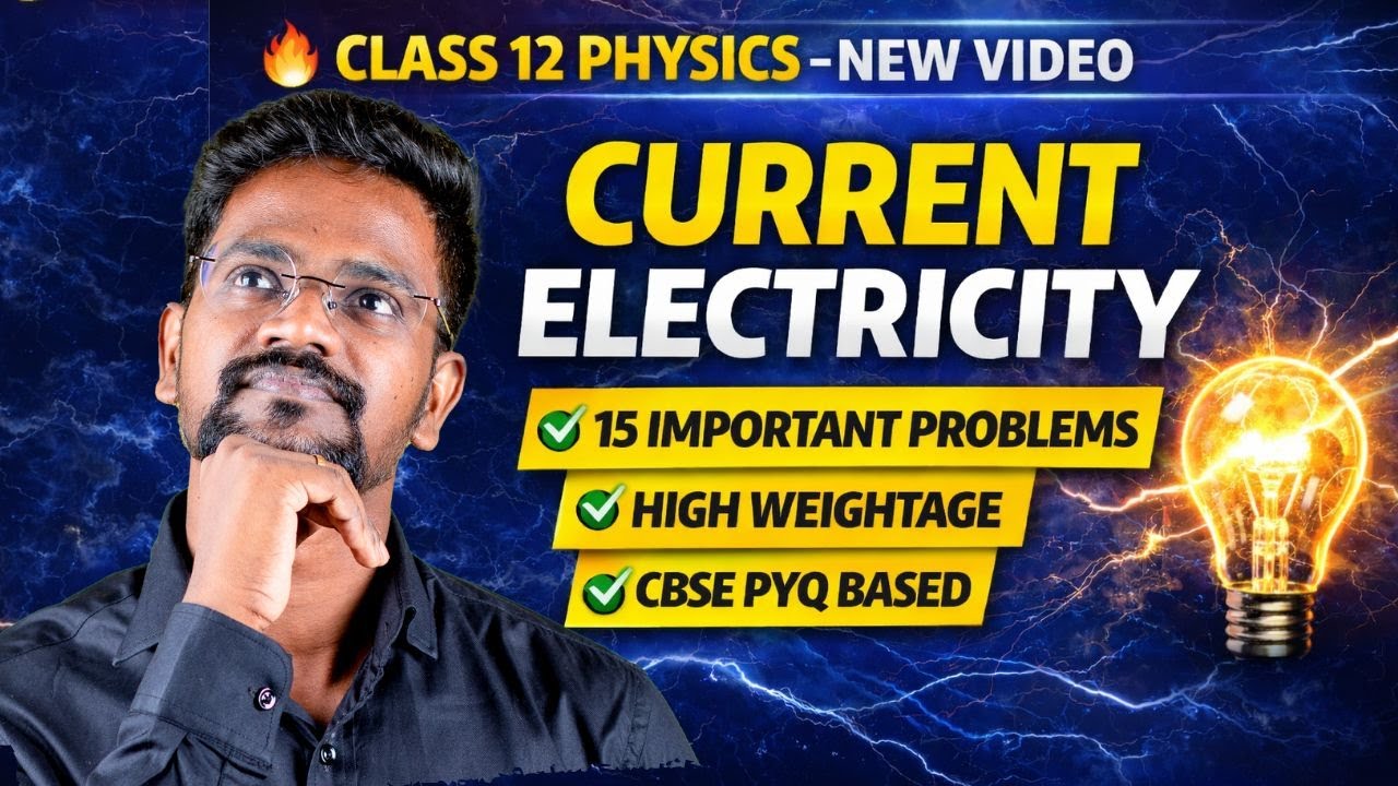 Current Electricity|15 Important Problems|High Weightage|CBSE|PYQ|Physics 12|Tamil|Muruga MP #cbse