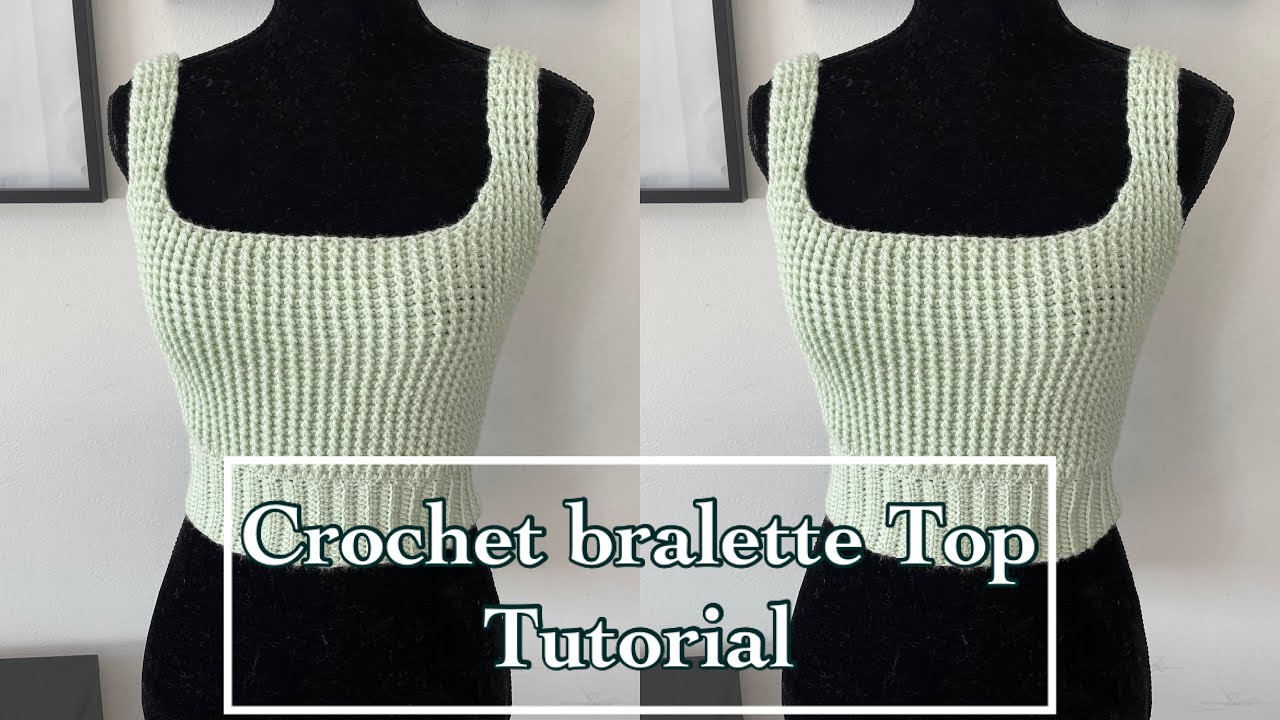 Easy crochet summer top tutorial