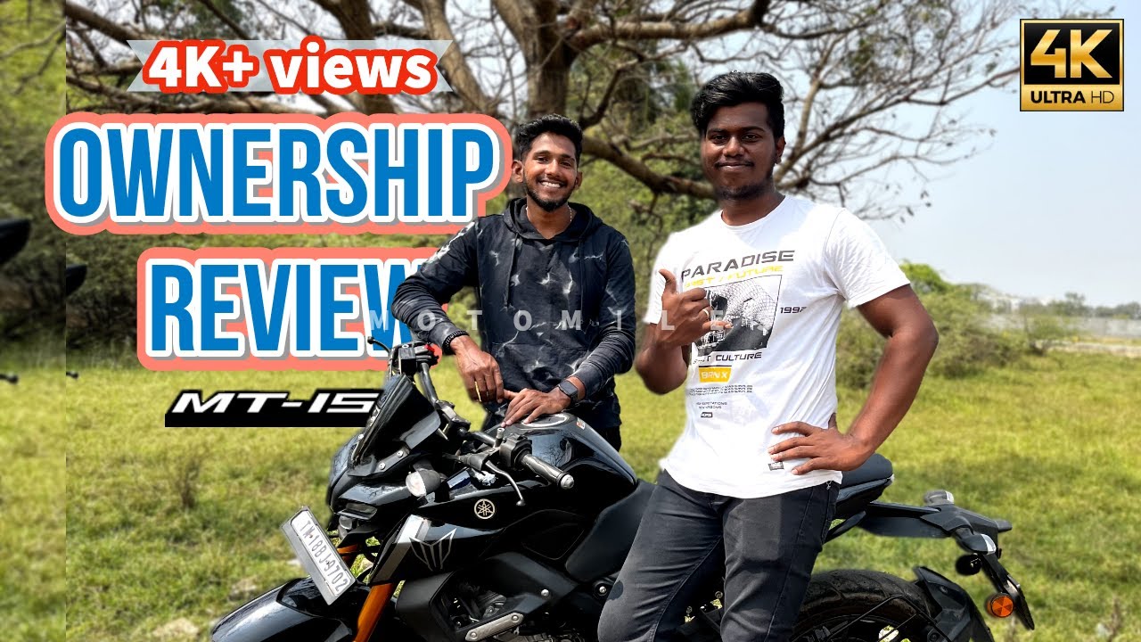 Yamaha MT15 V2.0 BS6 Ownership Review | Disappointed ☹️| Tamil | Mileage? Pillion seat? | Moto-Miles