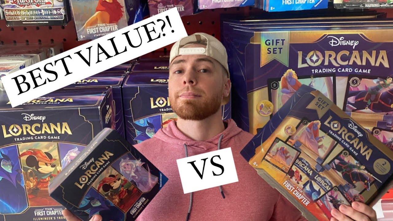 Lorcana GIFT SET and TROVE Opening! Which Is Better? GIVEAWAY