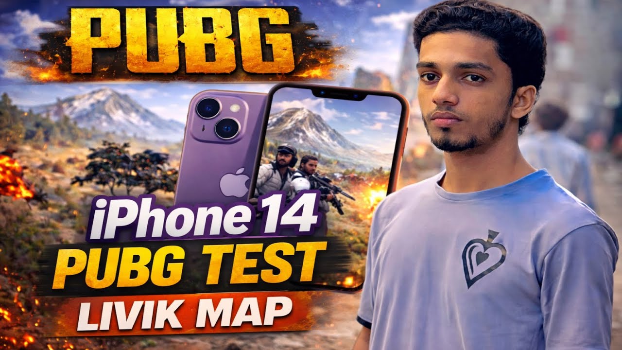 iPhone 14 PUBG Test 🔥 Livik Map Gameplay | Smooth Graphics & Extreme Action 