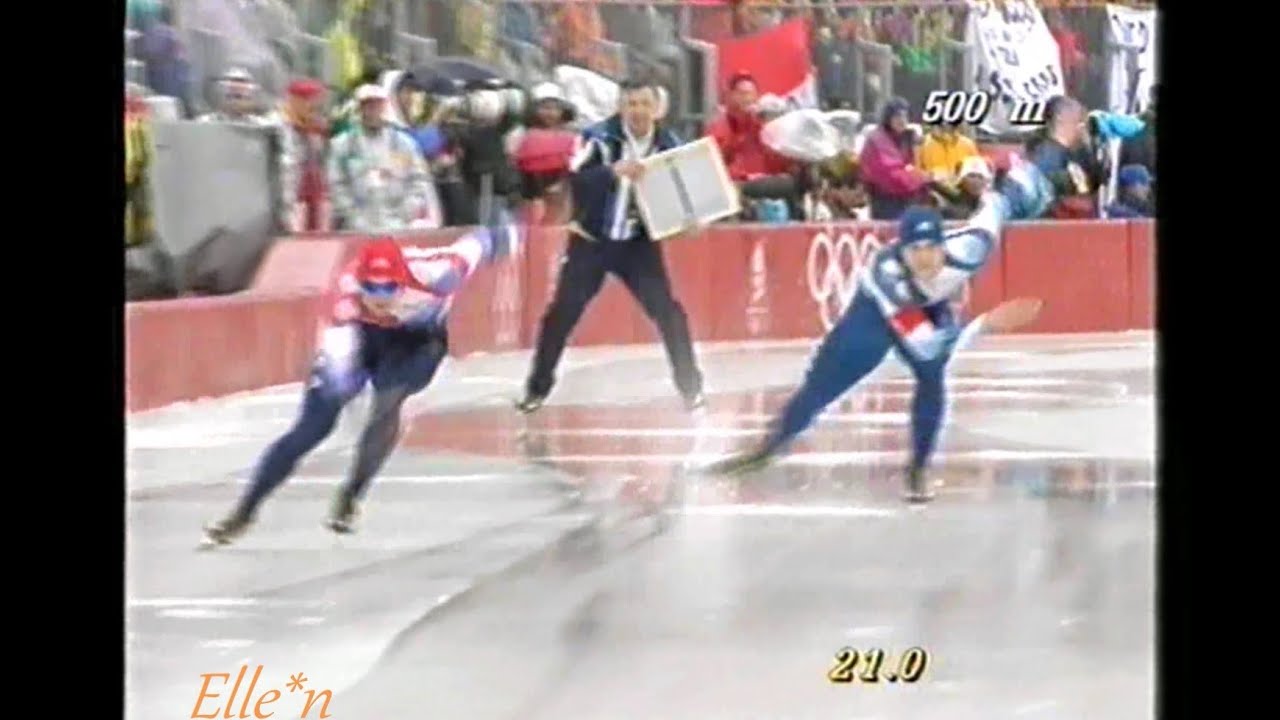 Winter Olympic Games Albertville 1992 - 500 m intro + Thometz - Golubev