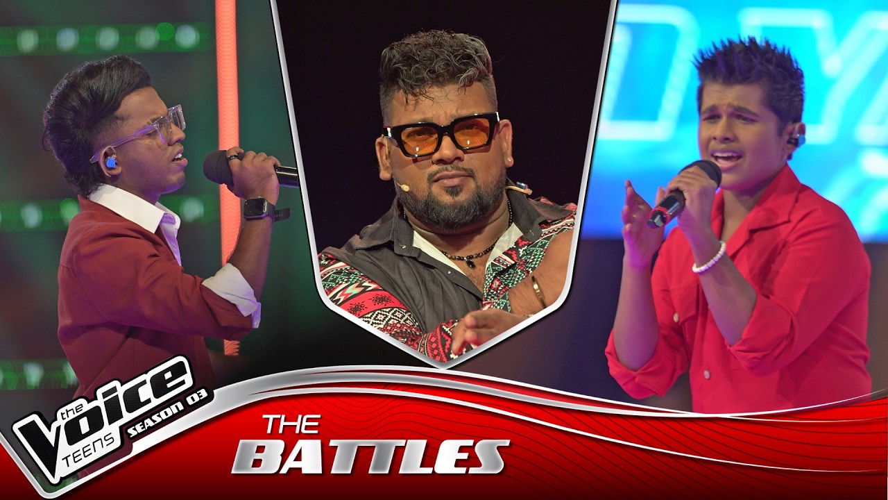 Saditha Vs Sithija | Pandama (පන්දම) | The Battles | The Voice Teens Sri Lanka S3