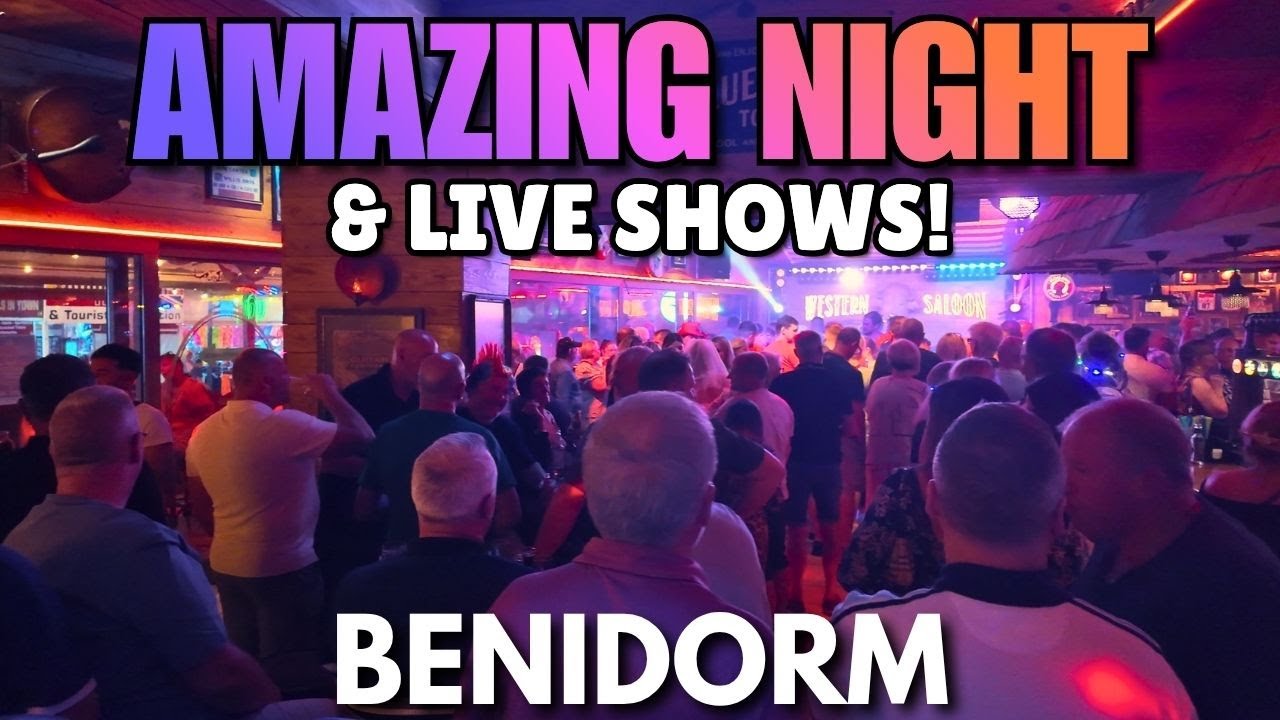 Benidorm's AMAZING Nightlife! 😱🥂 Packed Bars, Clubs & Live Shows!