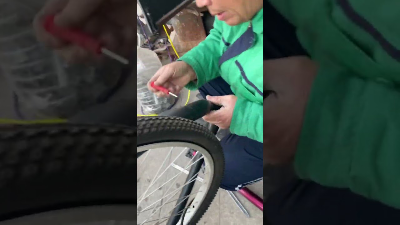 #howto deflate Tube Tyre