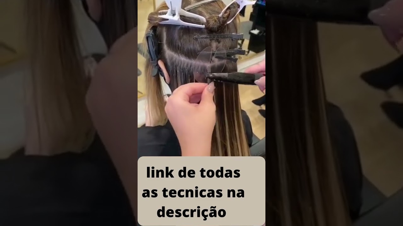 Mega Hair - Microc&aacute;psulas de Queratina,passo a passo