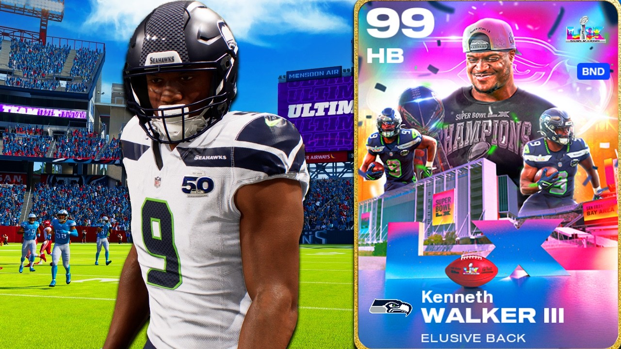 The First 99 in MUT is Kenneth Walker