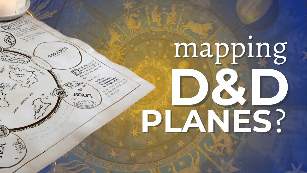How to Make a Weathered D&D Map of the Planes