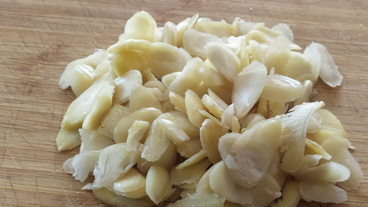 Amandes effilées maison /كيف اصنع رقائق اللوز في المنزل
