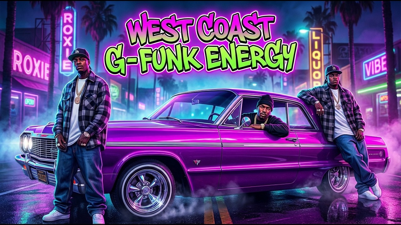 West Coast Hip Hop Live Stream 💥 G-Funk 90s