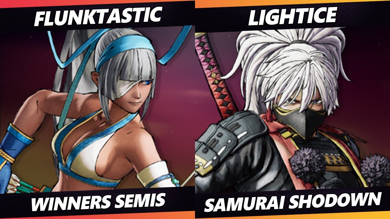 Glitch Infinite Winners Semis - Flunktastic (Mina) Vs. Lightice (Yashamaru) Samurai Shodown
