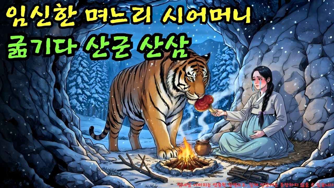 👉 시어머니에게 굶김을 당하던 임신한 며느리… 매일 산삼을 물어다 준 산군, 과연 위험하지는 않았을까? | 야담 |옛날이야기 |민담 |전설 | 설화