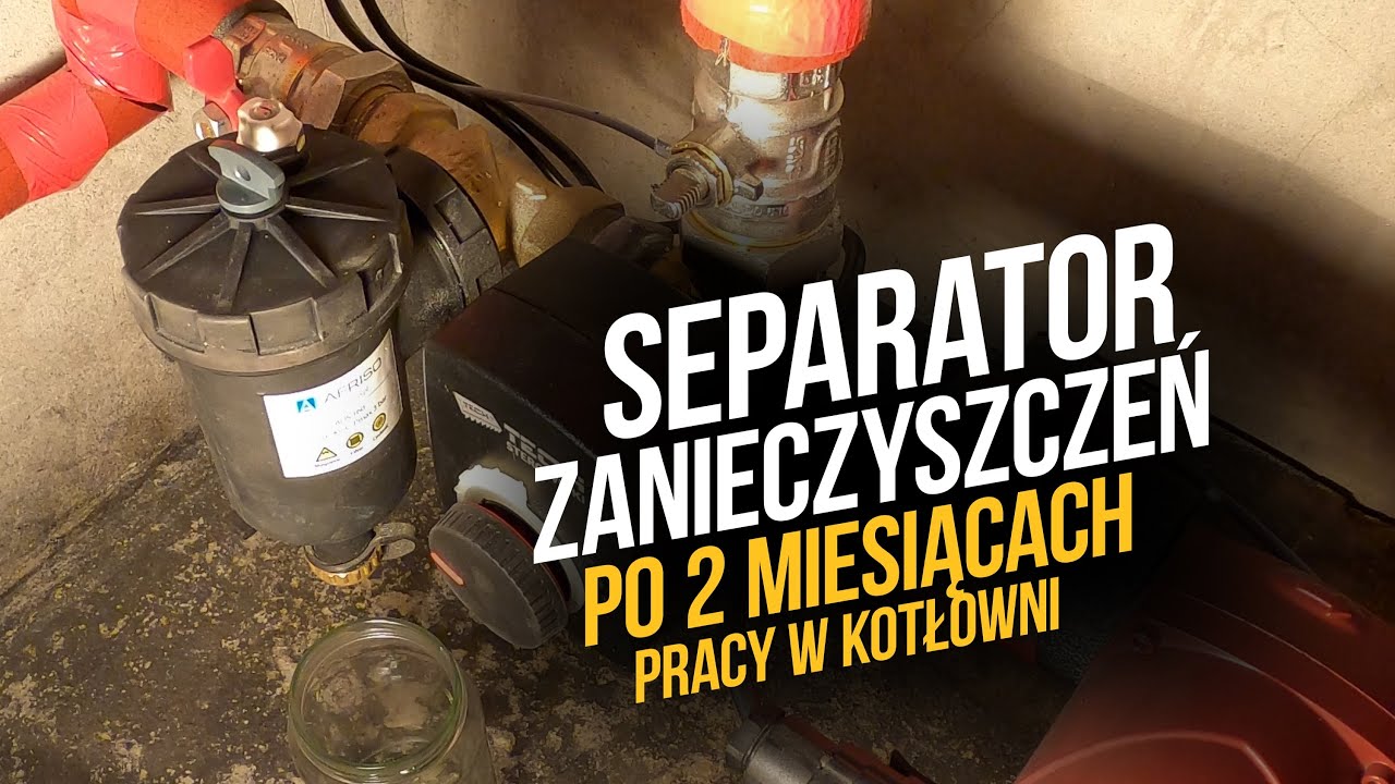 Separator zanieczyszczeń AFRISO ADS 160 – po 2 miesiącach używania