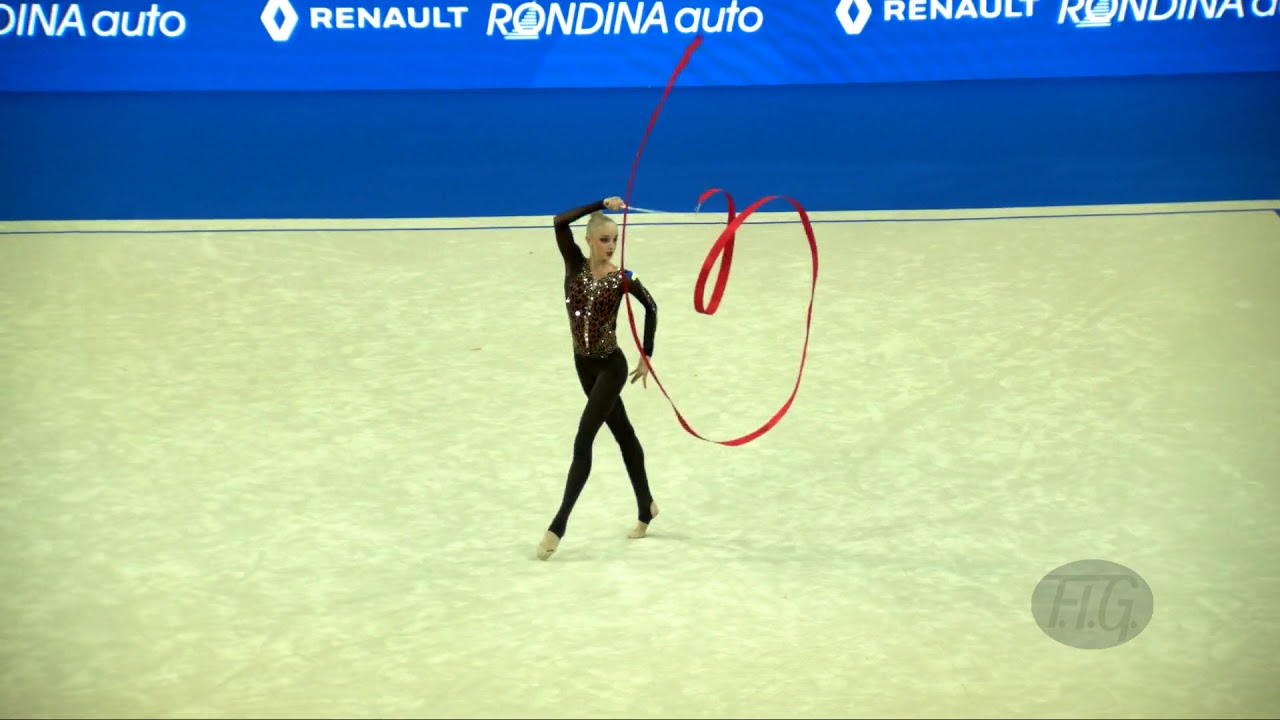 DIACHENKO Olena (UKR) - 2017 Rhythmic Worlds, Pesaro (ITA) - Qualifications Ribbon