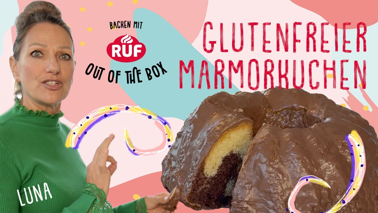 Luna backt einen glutenfreien Marmorkuchen