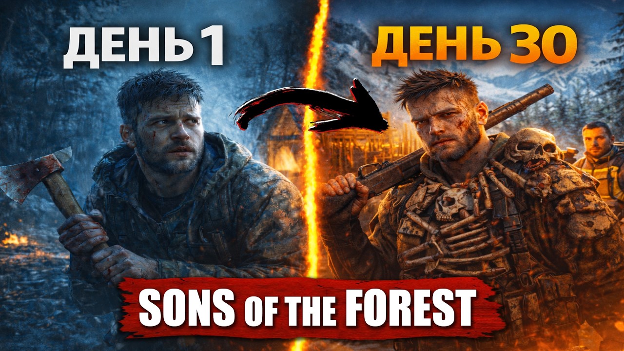30 ДНЕЙ В SONS OF THE FOREST — ЭТО БЫЛО НЕ ТАК СЛОЖНО