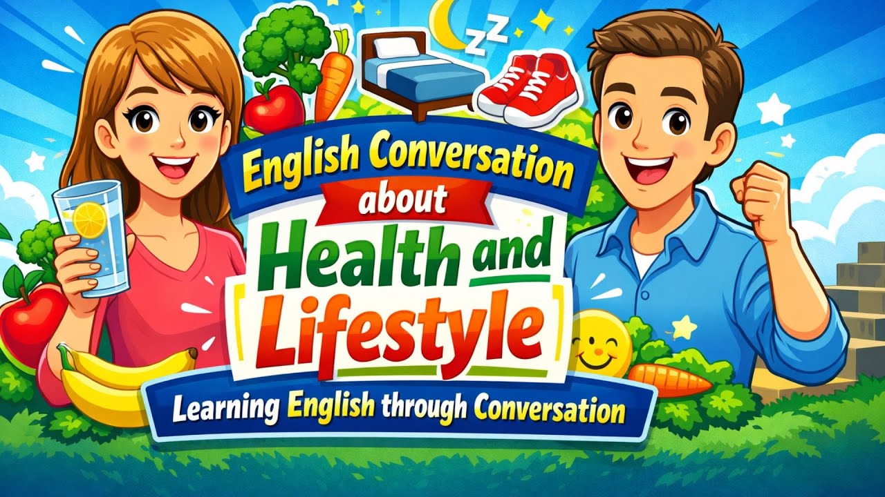 Healthy Habits English Conversation ⭐ Easy English Listening for Beginners | Learn English Naturally
