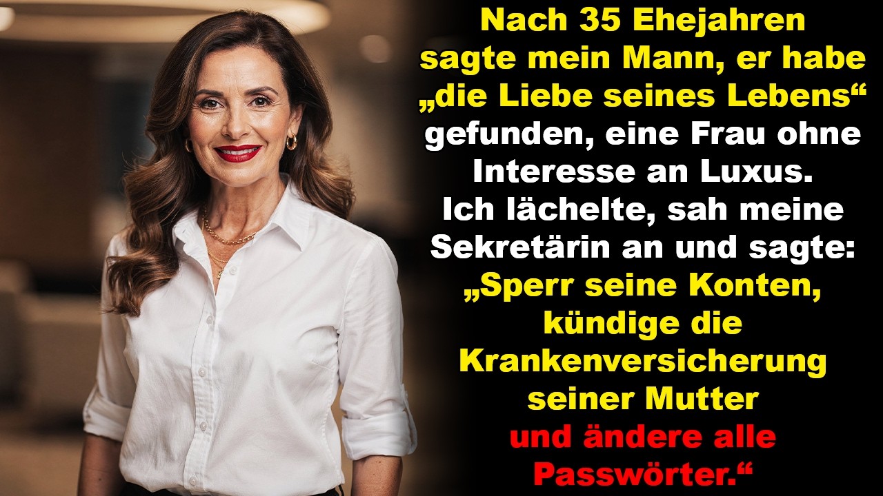 Mein Mann sagte frech zu mir: „Jetzt habe ich die Liebe meines Lebens gefunden!“ Dann …