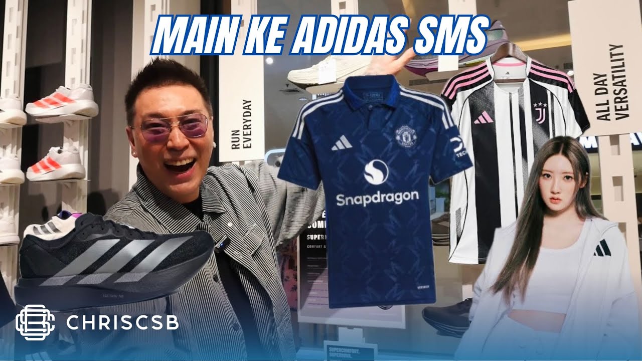 Main ke Adidas SMS! Lengkap banget ada Jersey MU, Juventus, Adidas ZNE, Adizero, Samba, DLL