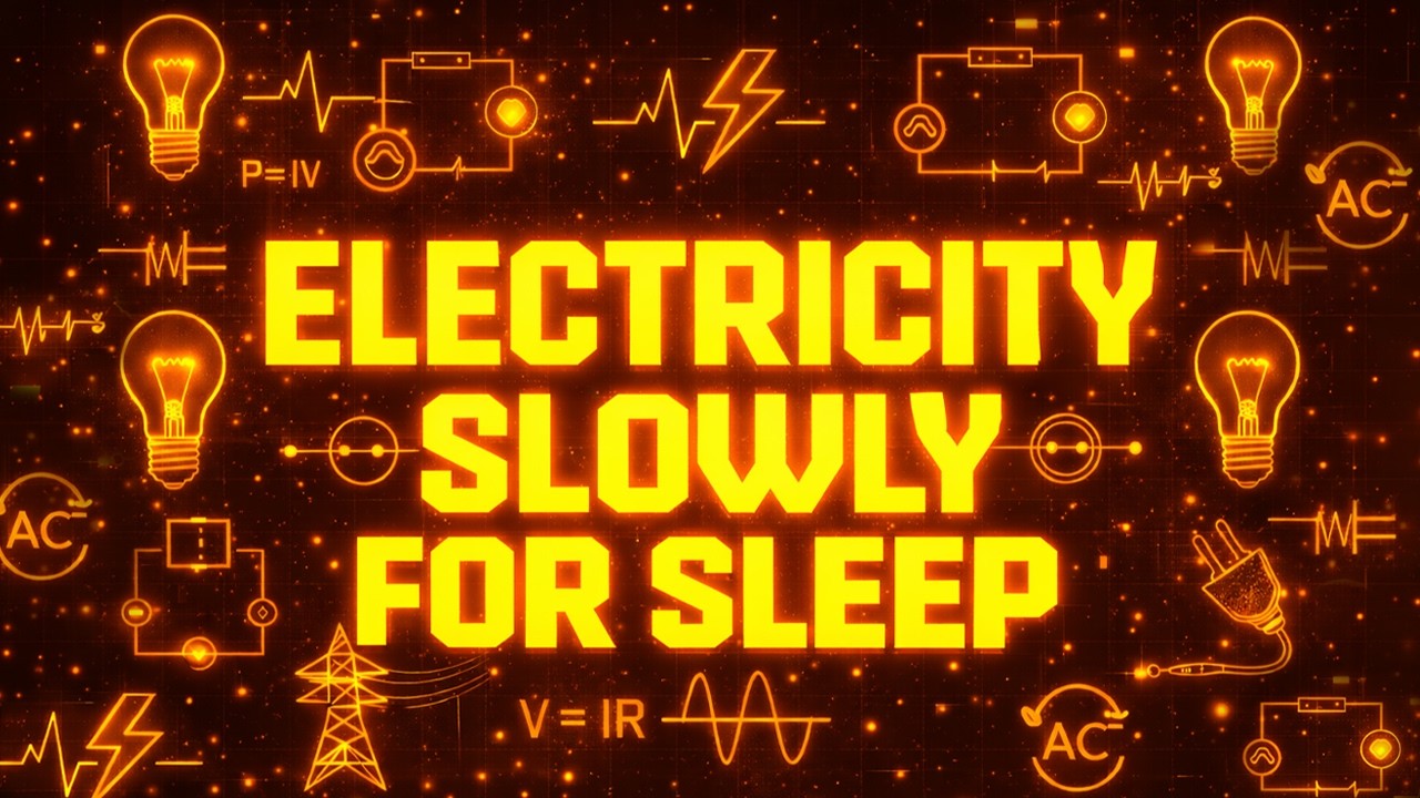 Literally Everything About How Electricity Works Explained Slowly (For Sleep)