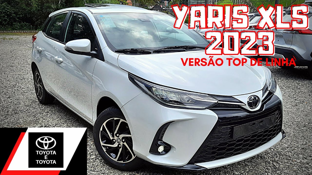 TOYOTA YARIS XLS 2023 1.5 HATCH 0KM COM TSS DETALHES DO INTERIOR E EXTERIOR