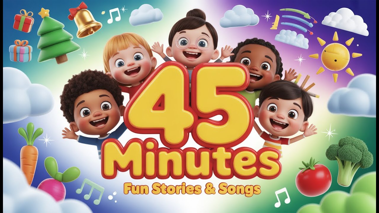 45 Minutes Kids Learning Compilation 🎄🌦️🥕 | Stories & Songs | Elects Kids TV @ElectsKidsTv