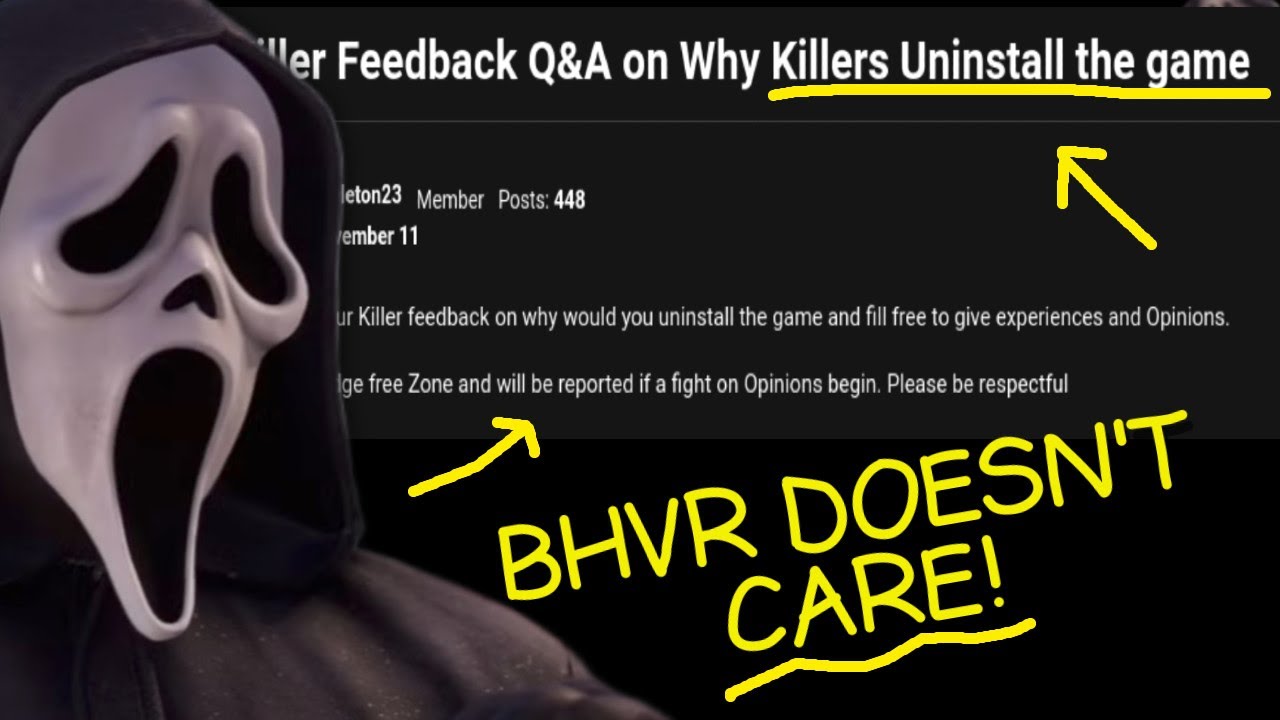 This DBD Forum Exposes Why Killer Players Are Leaving