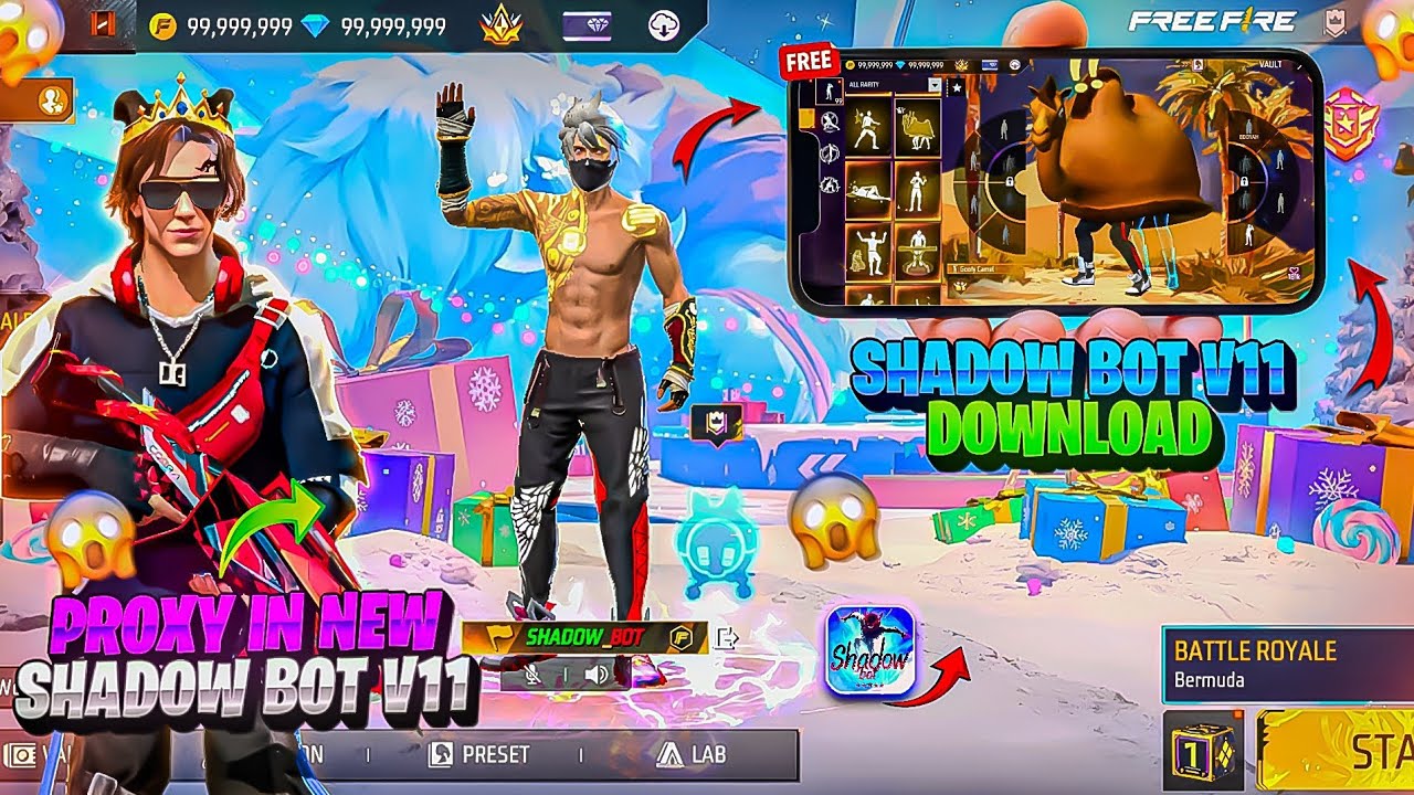 New Update Shadow Bot V11||How To Download Shadow Bot In NORMAL Free Fire ||Shadow Bot Free Fire V11