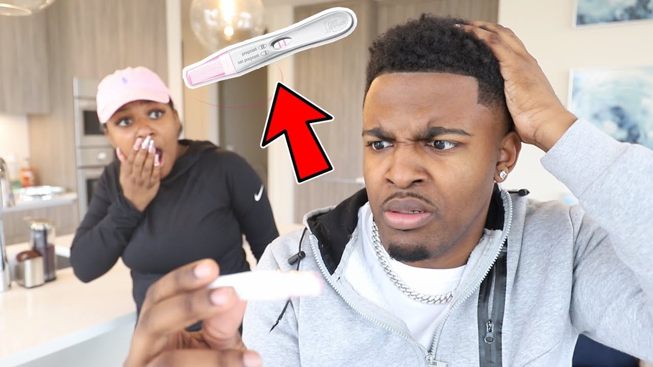 Leaving Out A POSITIVE PREGNANCY TEST.... *Cute Reaction*