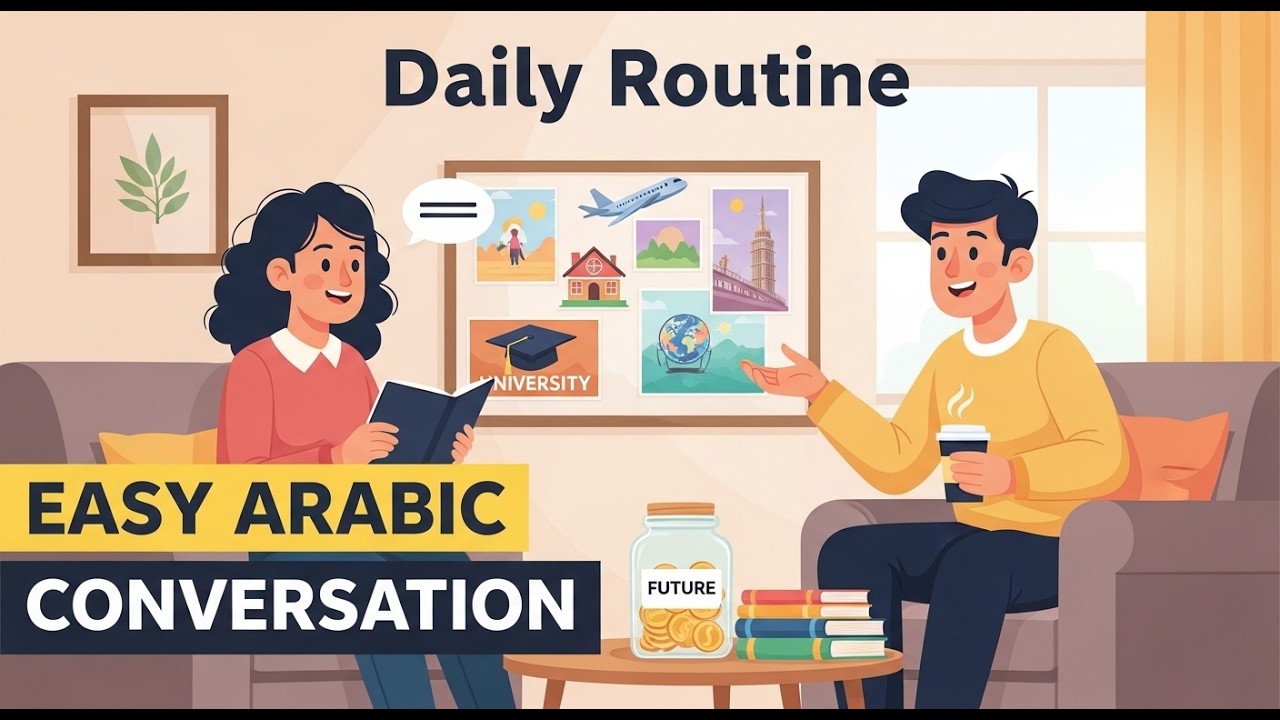 Learn Arabic Podcast | Daily Routine for Beginners  | Arabic Podcast