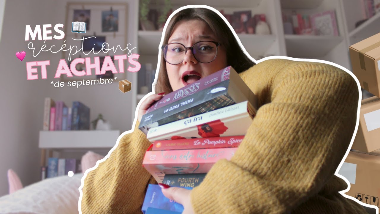 J’ai craqué… mes réceptions et achats de septembre ! 📦📖☕️✨