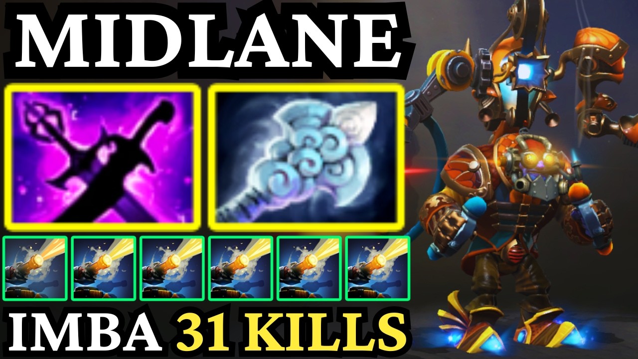 🔥 31 KILLS TINKER Mid MONSTER &mdash; Turret & Laser DOMINATION! 🔥 Dota 2 Gameplay