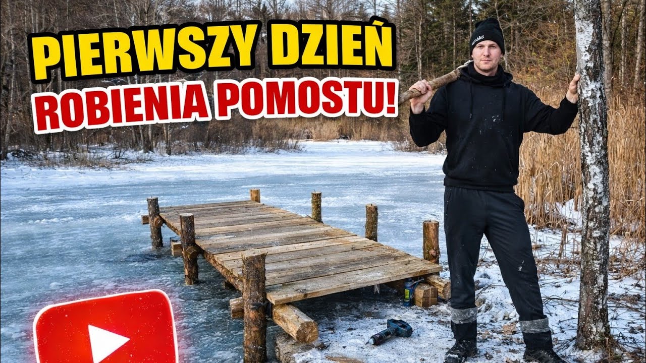 Zaczynam budowe pomostu ! Pierwszy dzień pracy 😀