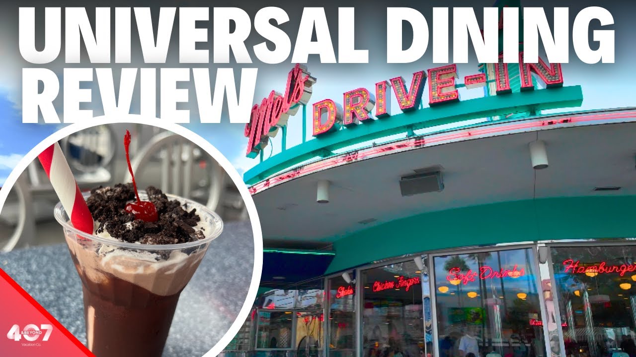Mel's Drive In Dining Review Universal Studios | Universal Orlando Resort