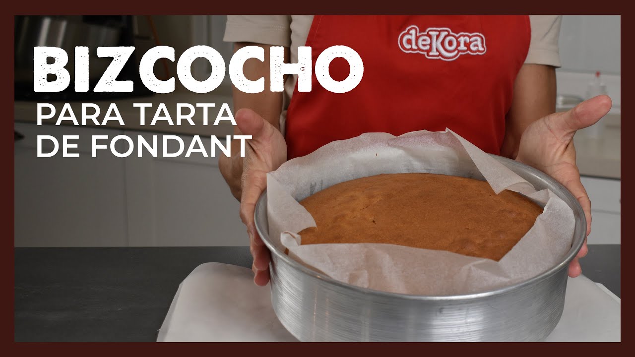 EL MEJOR BIZCOCHO PARA CUBRIR CON FONDANT | Dekora | Receta de bizcocho y consejos